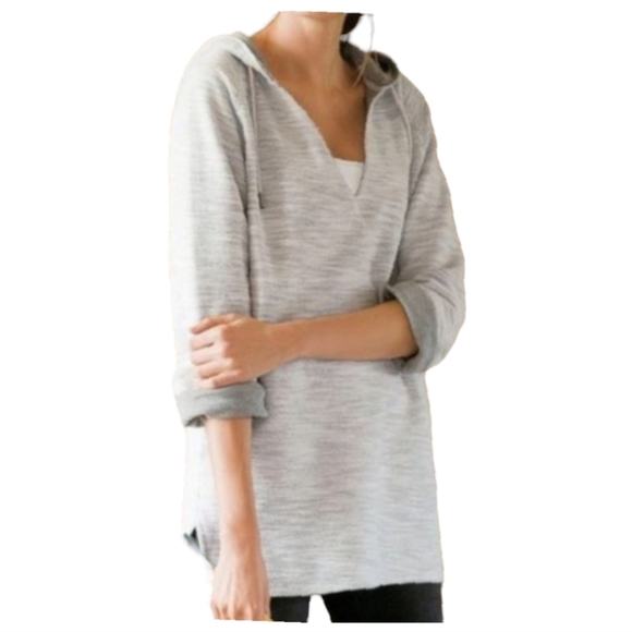 Soft Surroundings Sweaters - Soft Surroundings My Weekend Pullover Hoodie Size Small Textured White